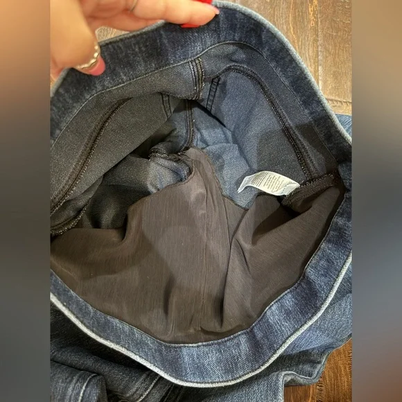 Spanx Jeanish Ankle Leggings Medium Wash Jeggings size Medium - Picture 6 of 12